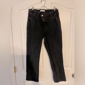 Abercrombie & Fitch 90s straight ultra high-rise jeans (short)